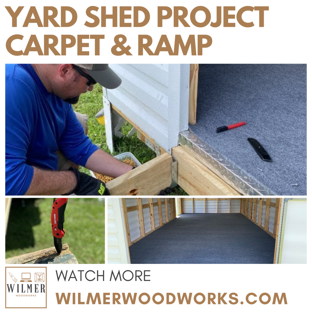 Installing Outdoor Carpet & Building a much-needed Ramp