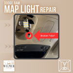 Replacement Dodge Ram 1500 2006-2009 Map Light Repair Bracket – 56049824AC