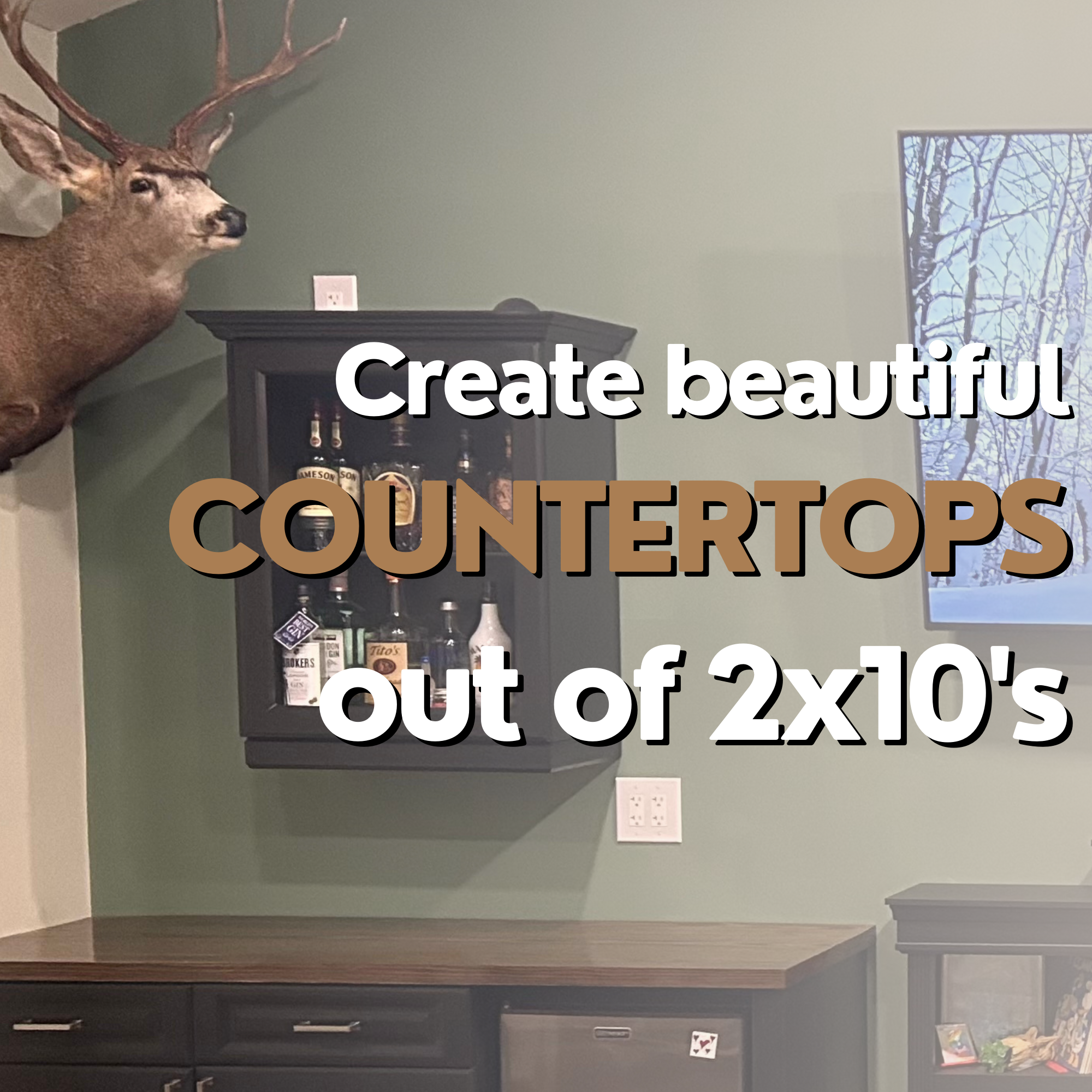 Create Beautiful Countertops out of 2x10's 1 Create Beautiful Countertops out of 2x10's