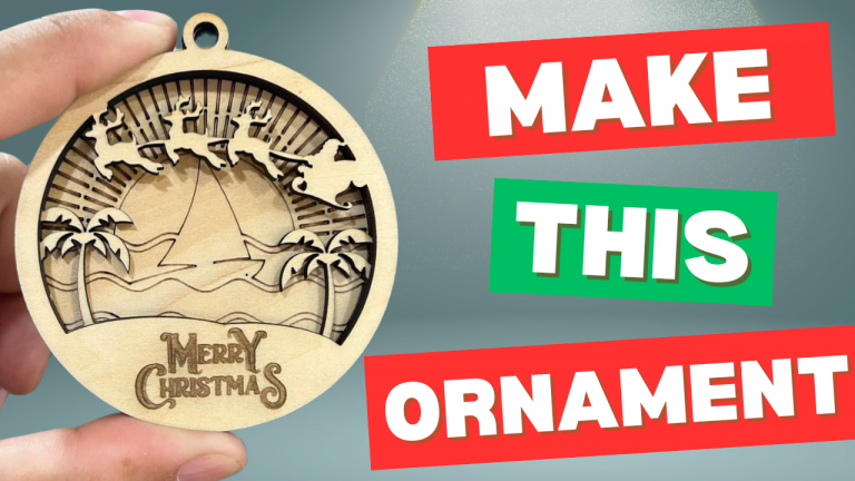 How to Design and Laser Cut a 3D Christmas Ornament Using Canva and LightBurn 1 How to Design and Laser Cut a 3D Christmas Ornament Using Canva and LightBurn