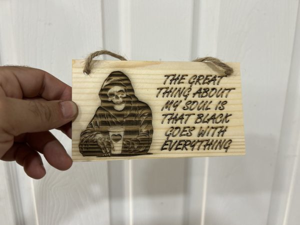 Grim Reaper Sign – "Black Goes with Everything"