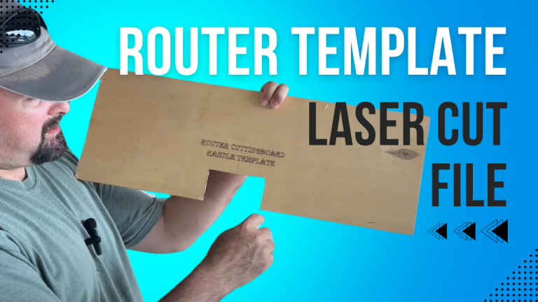 Template For Racetrack Handle Shape Router Digital Laser Routed Handle Template for Cutting Board Handles ...