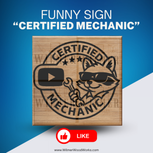 “Certified Mechanic” – Cool Raccoon Edition