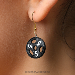 Weight Plate Earrings – Gym-Inspired Statement Jewelry